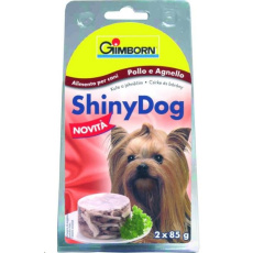 SHINY DOG kure+jehne 2x85g konzerva