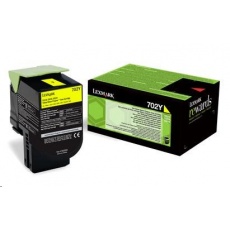 LEXMARK Yellow toner 702Y pro CS310/410/510 z programu Lexmark Return (1 000 stran) LEXMARK Yellow toner 702Y pro CS310/410/510 z programu Lexmark Return (1 000 stran)