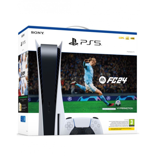 SONY PlayStation 5 825 GB - Bílá + EA Sports FC 24