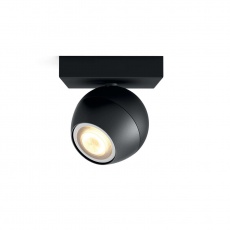 PHILIPS BUCKRAM Bodové svítidlo, Hue White ambiance, 230V, 1x5.5W GU10, Černá, rozšíření PHILIPS BUCKRAM Bodové svítidlo, Hue White ambiance, 230V, 1x5.5W GU10, Černá, rozšíření