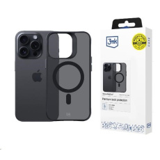 3mk ochranný kryt Smoke MagCase pro Apple iPhone 15 Pro Max 3mk ochranný kryt Smoke MagCase pro Apple iPhone 15 Pro Max