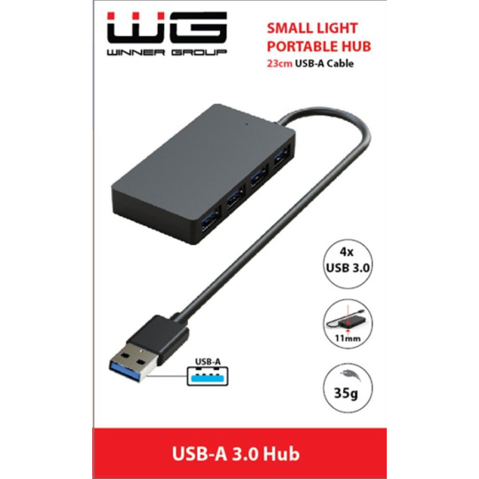 WG - USB-A HUB / USB 3.0 / black