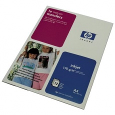 HP Iron-on Transfers-12 sht/A4/210 x 297 mm, 170 g/m2, C6050A HP Iron-on Transfers-12 sht/A4/210 x 297 mm, 170 g/m2, C6050A