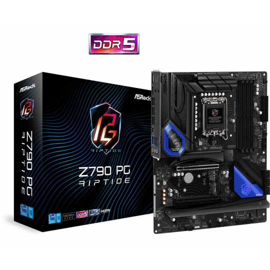 ASRock MB Sc LGA1700 Z790 PG RIPTIDE, Intel Z790, 4xDDR5, 1xDP, 1xHDMI