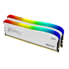 DIMM DDR4 32GB 3600MT/s CL18 (Kit of 2) KINGSTON FURY Beast White RGB SE