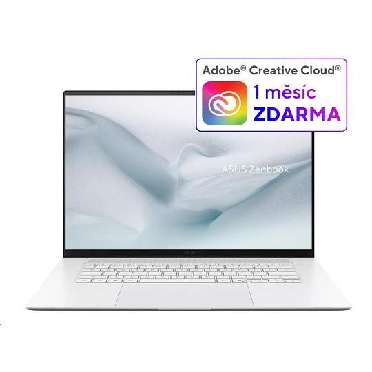 ASUS NTB Zenbook S 16 OLED (UM5606GA-OLED066W), Ryzen AI 7 445, 16" 2880 x 1800, 32GB, 1TB SSD, Radeon, W11 Home, White