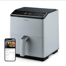 Cosori Dual Blaze 6.4L SMART horkovzdušná fritéza + 5x špíz a gril. rošt, grey Cosori Dual Blaze 6.4L SMART horkovzdušná fritéza + 5x špíz a gril. rošt, grey