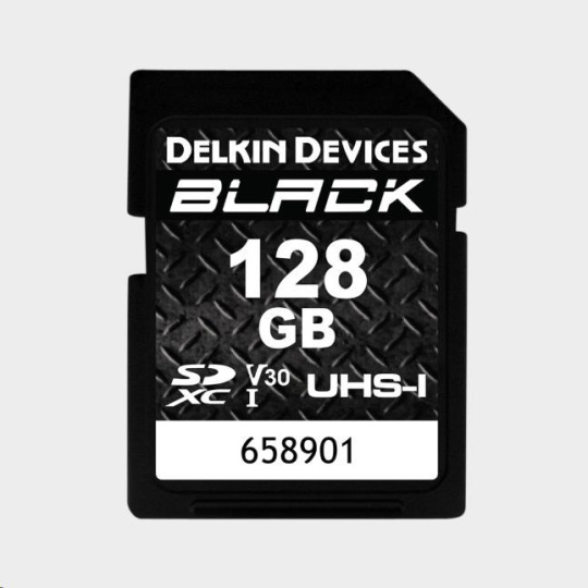Delkin SDXC BLACK Rugged UHS-I R90/W90 (V30) 128GB