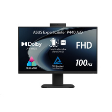 ASUS PC AiO ExpertCenter P44 (P440VAK-BPC038XA), i3-1315U, 23.8" FHD, 8GB, 512GB SSD, Intel, W11 Pro Edu, Black ASUS PC AiO ExpertCenter P44 (P440VAK-BPC038XA), i3-1315U, 23.8" FHD, 8GB, 512GB SSD, Intel, W11 Pro Edu, Black