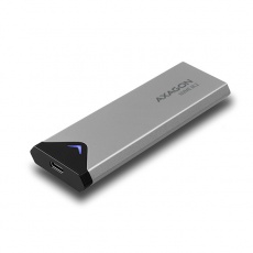 AXAGON EEM2-UG2, USB-C 3.2 Gen 2 - M.2 NVMe SSD kovový box, délka 42 až 80 mm