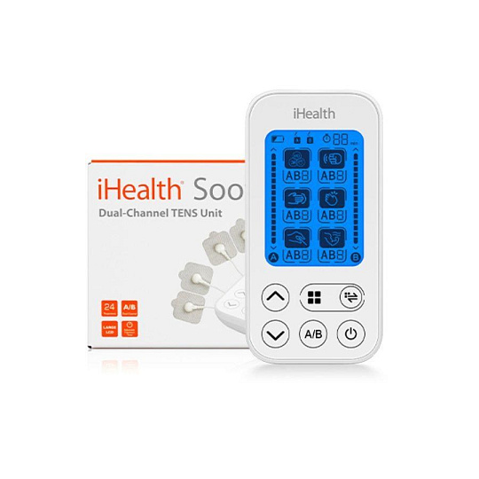 iHealth Soothe TENS duální elektrostimulátor s příslušenstvím