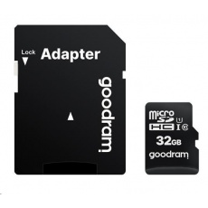 GOODRAM MicroSDHC karta 32GB M1AA, UHS-I Class 10, U1 + adaptér