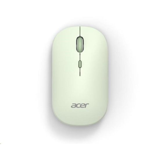 ACER Myš Wireless Mouse AMR130 Green - Dual mode 2.4GHz + BT 5.2, 4 tlačítka, 800/1200/1600 dpi, USB Polling rate 125Hz ACER Myš Wireless Mouse AMR130 Green - Dual mode 2.4GHz + BT 5.2, 4 tlačítka, 800/1200/1600 dpi, USB Polling rate 125Hz