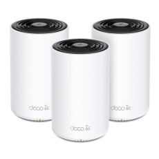 BAZAR - TP-Link Deco XE75(3-pack) WiFi6E Mesh (AXE5400, 2,4GHz/5GHz/6GHz,3xGbELAN/WAN) - Rozbaleno (Komplet) BAZAR - TP-Link Deco XE75(3-pack) WiFi6E Mesh (AXE5400, 2,4GHz/5GHz/6GHz,3xGbELAN/WAN) - Rozbaleno (Komplet)