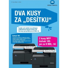 Minolta kopírka bizhub 185 (A3,16 ppm,USB2.0,GDI) "2 za desítku" Minolta kopírka bizhub 185 (A3,16 ppm,USB2.0,GDI) "2 za desítku"