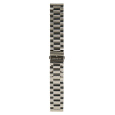 Garett řemínek 22 mm, stříbrný kovový, typ Solid