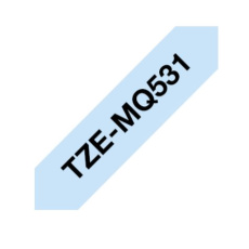 BROTHER Originální kazeta s páskou Brother TZe-MQ531 - černá na pastelově modré, 12 mm