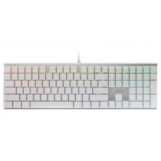 CHERRY klávesnice MX 10.0 RGB/ drátová / mechanická / Cherry MX Speed Silver/ stříbrno-bílá/ EU layout CHERRY klávesnice MX 10.0 RGB/ drátová / mechanická / Cherry MX Speed Silver/ stříbrno-bílá/ EU layout