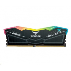DIMM DDR5 32GB 6400MHz, CL40, (KIT 2x16GB), T-FORCE DELTA RGB, black DIMM DDR5 32GB 6400MHz, CL40, (KIT 2x16GB), T-FORCE DELTA RGB, black