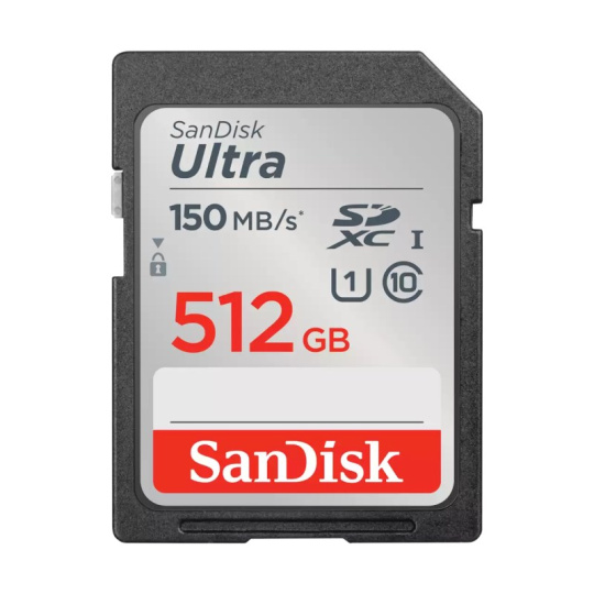 SanDisk SDXC karta Ultra 512GB (150MB/s)