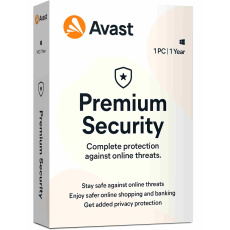 _Nová Avast Premium Security for Windows 1 zařízení na 12 měsíců