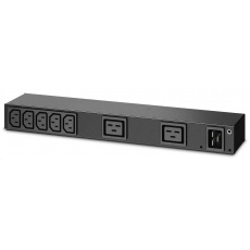 APC Rack PDU, Basic, 0U/1U, 100-240V/20A, 220-240V/16A, (7) C13, (2) C19, IEC-320 C20