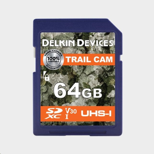 Delkin SDXC Trail Cam R100/W50 (V30) 64GB