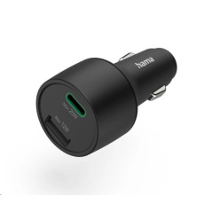 Hama rychlá USB nabíječka do vozidla USB-C PD/QC, USB-A, 32 W Hama rychlá USB nabíječka do vozidla USB-C PD/QC, USB-A, 32 W