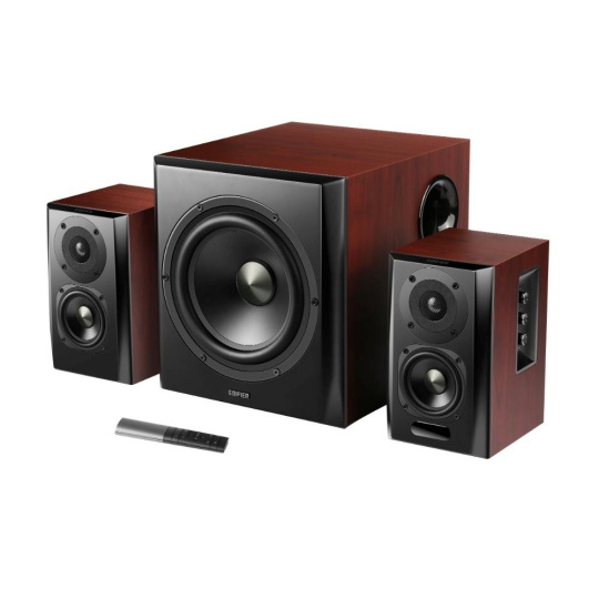 EDIFIER reproduktory S350DB, 150W, hnědá