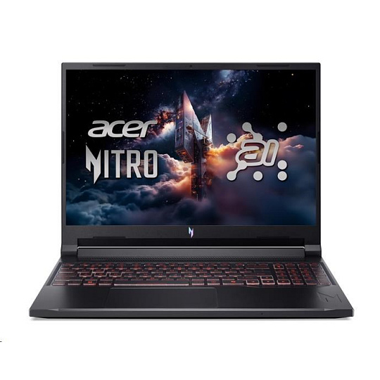 ACER NTB Nitro V 16 AI (ANV16-42-R68R),Ryzen 7 260,16"WUXGA,16GB,512GB SSD,RTX 5080,Linux,Black ACER NTB Nitro V 16 AI (ANV16-42-R68R),Ryzen 7 260,16"WUXGA,16GB,512GB SSD,RTX 5080,Linux,Black