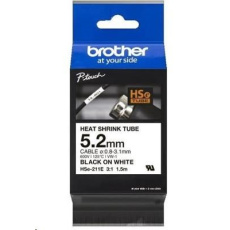 BROTHER smršťovací bužírka - HSE-211E bílá pro E300VP H300 H500 E550 P700 P750 D800 P900 P950 - 5,2 / o 0,8-3,1 / 3:1 BROTHER smršťovací bužírka - HSE-211E bílá pro E300VP H300 H500 E550 P700 P750 D800 P900 P950 - 5,2 / o 0,8-3,1 / 3:1