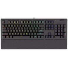 Endorfy herní klávesnice Omnis Kaihl BL RGB / USB / blue switch / drátová /mechanická/US layout/černá RGB