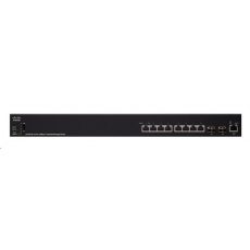 BAZAR - Cisco switch SX350X-08. 6x10GbE, 2x10GbE SFP+/RJ-45 - REFRESH - rozbaleno