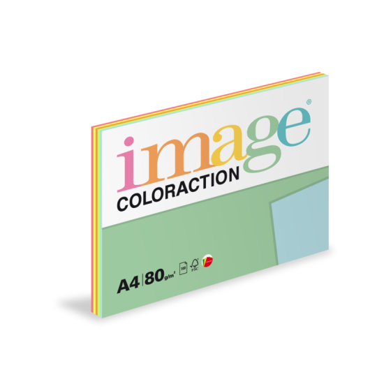Antalis Papír Image Coloraction Mix reflexní 5x20 A4 (80g/100ks)