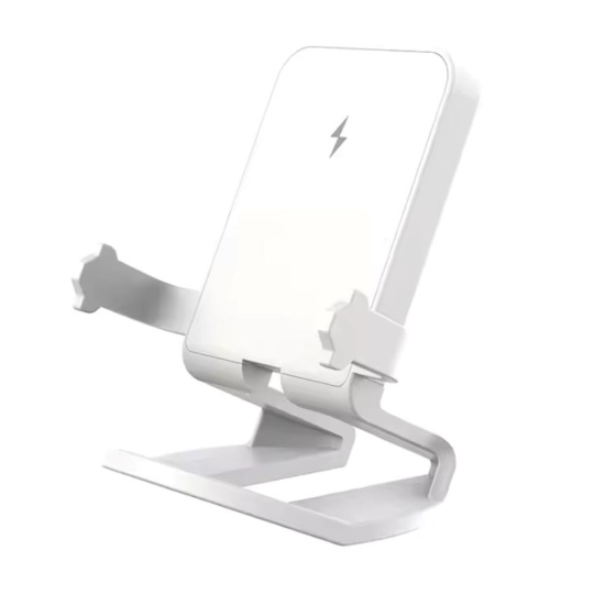 1stCOOL bezdrátová přenosná QI nabíječka 15W, panáček, USB-C, bílá