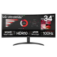 BAZAR - LG MT VA LED 34" 34WR50QK - VA panel, 3440x1440, 2xHDMI, DP, prohnutý - Poškozený obal (Komplet)