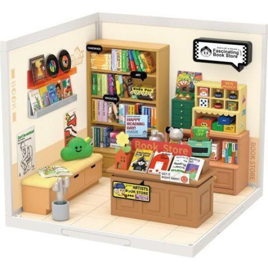 RoboTime miniatura domečku Fascinující knihkupectví