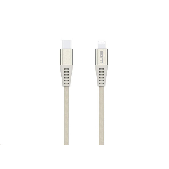 WG - Datový kabel Lightning MFi na Type-C, 1 metr, zlatá