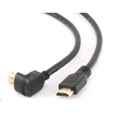 GEMBIRD Kabel HDMI - HDMI 90°, 4K 60Hz, 3m, černá GEMBIRD Kabel HDMI - HDMI 90°, 4K 60Hz, 3m, černá