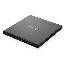 VERBATIM externí mechanika Ultra HD 4K Blu-ray External Slimline Writer (USB 3.1, USB-C) + zdarma 25GB médium +NERO VERBATIM externí mechanika Ultra HD 4K Blu-ray External Slimline Writer (USB 3.1, USB-C) + zdarma 25GB médium +NERO
