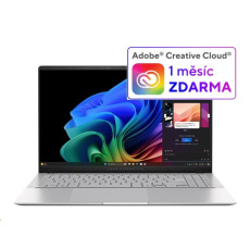 ASUS NTB Vivobook S 15 OLED (S5507QA-OLED001W), X1E-78-100, 15.6" 2880 x 1620, 32GB, 1TB SSD, Adreno, W11 Home, Silver ASUS NTB Vivobook S 15 OLED (S5507QA-OLED001W), X1E-78-100, 15.6" 2880 x 1620, 32GB, 1TB SSD, Adreno, W11 Home, Silver